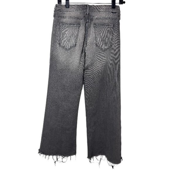 Mother Denim The Roller Ankle Fray Supermoon wide-leg jeans size 28 - Picture 4 of 6